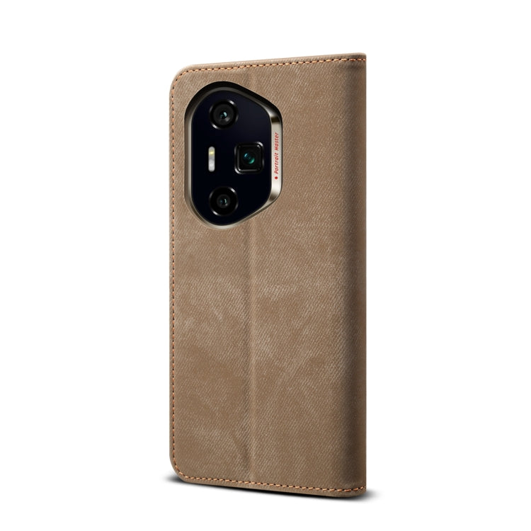 For Honor 300 Ultra Denim Texture Flip Leather Phone Case