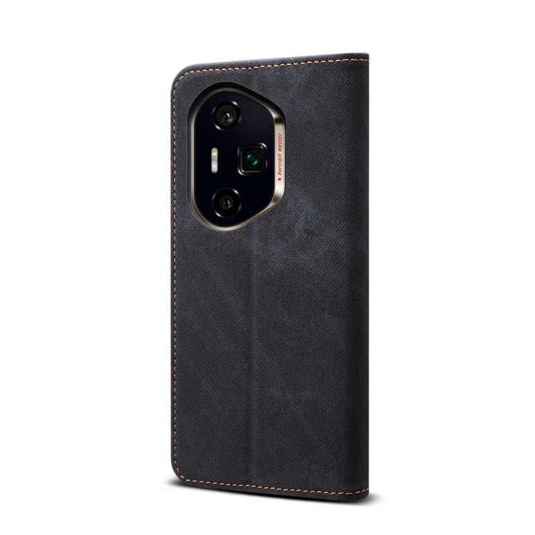 For Honor 300 Ultra Denim Texture Flip Leather Phone Case