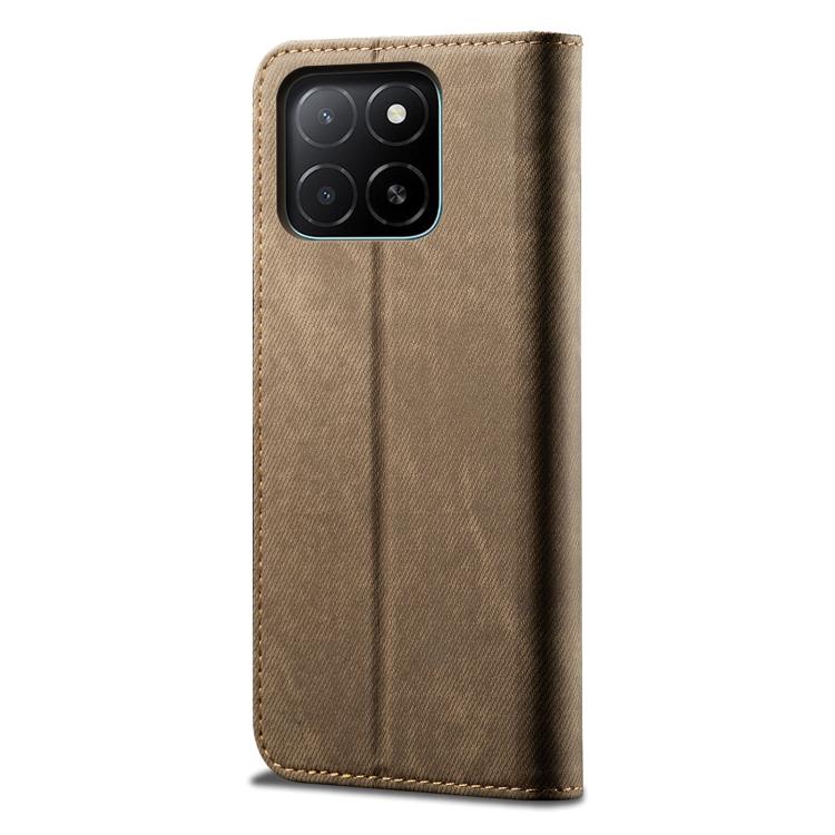 For Honor X8c 4G Denim Texture Flip Leather Phone Case