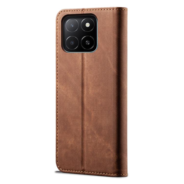 For Honor X8c 4G Denim Texture Flip Leather Phone Case