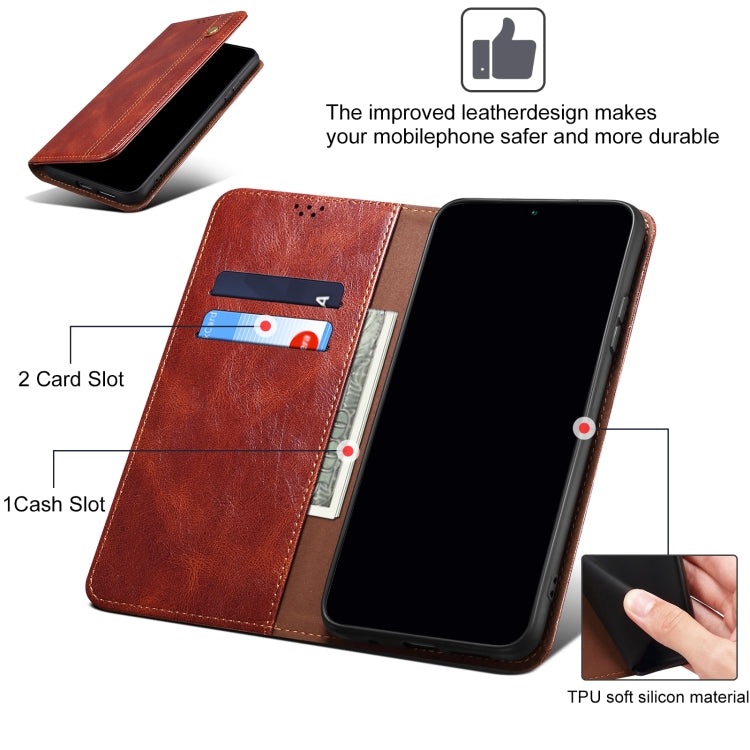 For Honor 200 Lite Global Oil Wax Crazy Horse Texture Leather Phone Case