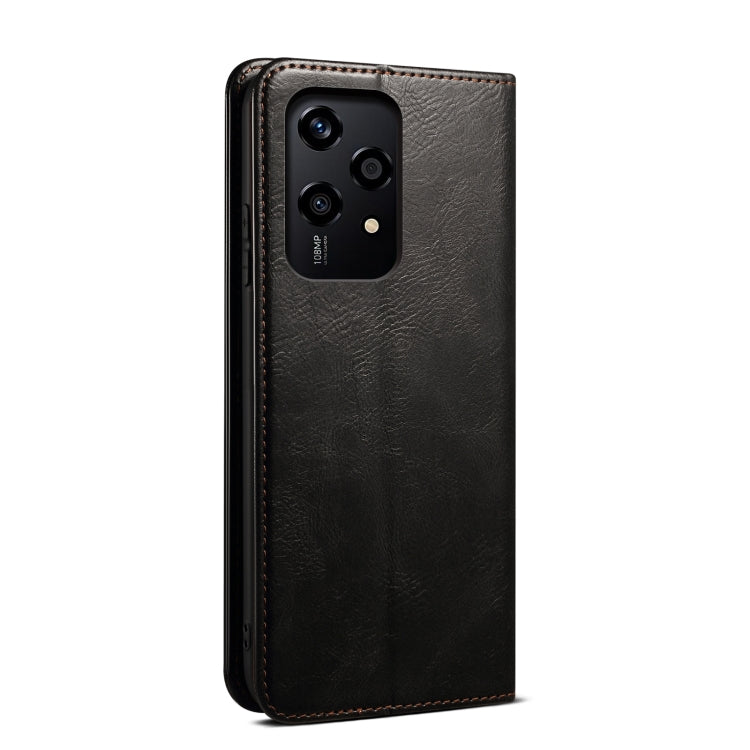 For Honor 200 Lite Global Oil Wax Crazy Horse Texture Leather Phone Case