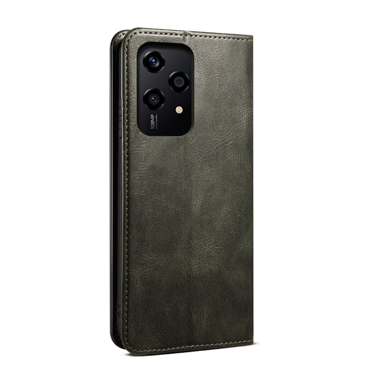 For Honor 200 Lite Global Oil Wax Crazy Horse Texture Leather Phone Case