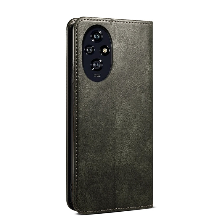For Honor 200 Oil Wax Crazy Horse Texture Leather Phone Case