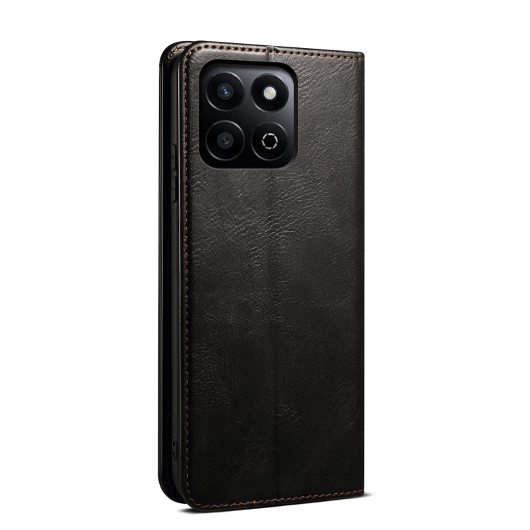 For Honor Play 60 Plus Global Oil Wax Crazy Horse Texture Leather Phone Case