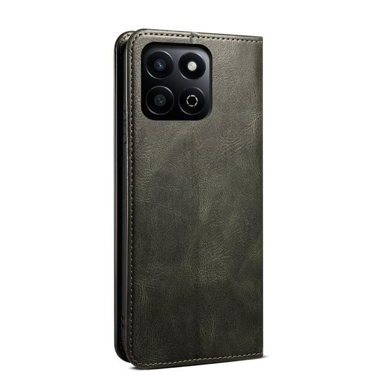 For Honor Play 60 Plus Global Oil Wax Crazy Horse Texture Leather Phone Case