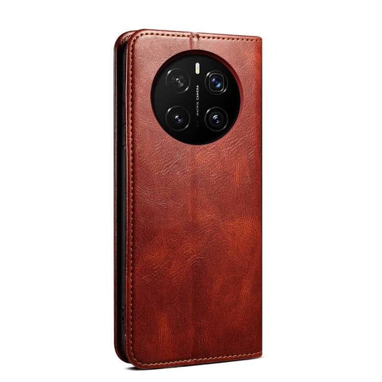 For Honor Magic7 Oil Wax Crazy Horse Texture Leather Phone Case