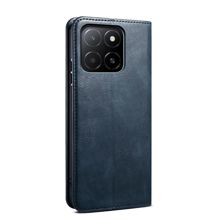 For Honor X8c 4G Oil Wax Crazy Horse Texture Leather Phone Case