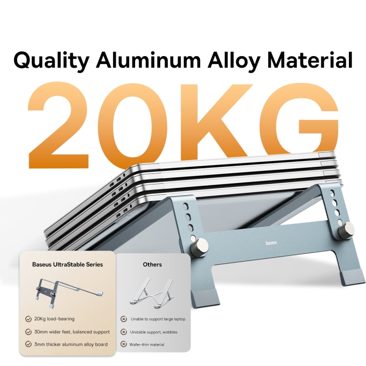 Baseus 4-level Adjustable Desktop Laptop Holder(Space Grey)