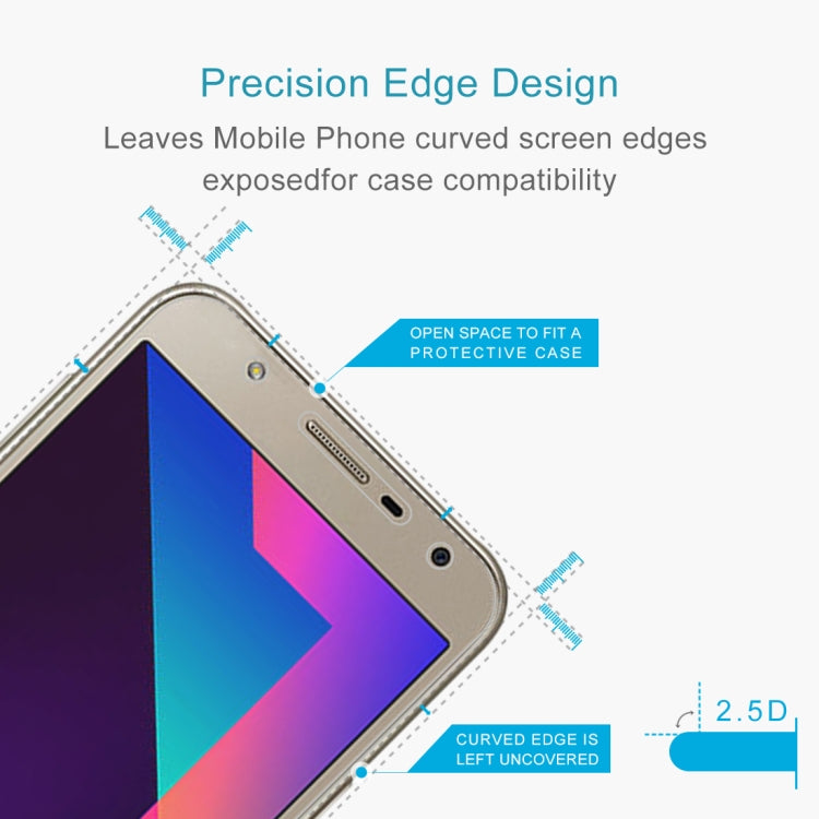 For Samsung Galaxy J7 Core 10 PCS Half-screen Transparent Tempered Glass Film