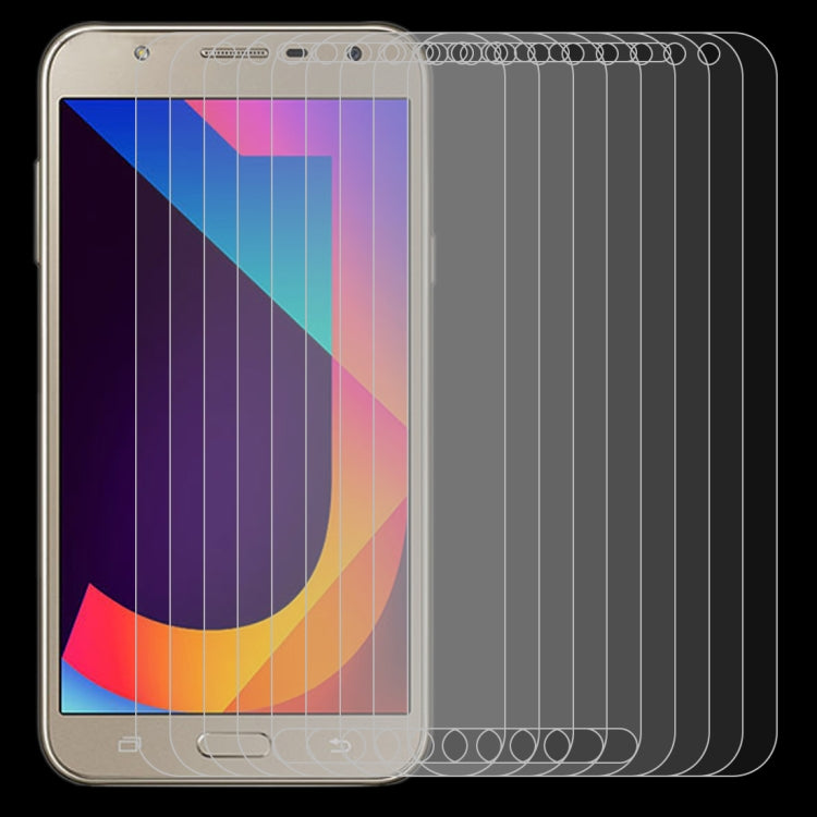For Samsung Galaxy J7 Core 10 PCS Half-screen Transparent Tempered Glass Film