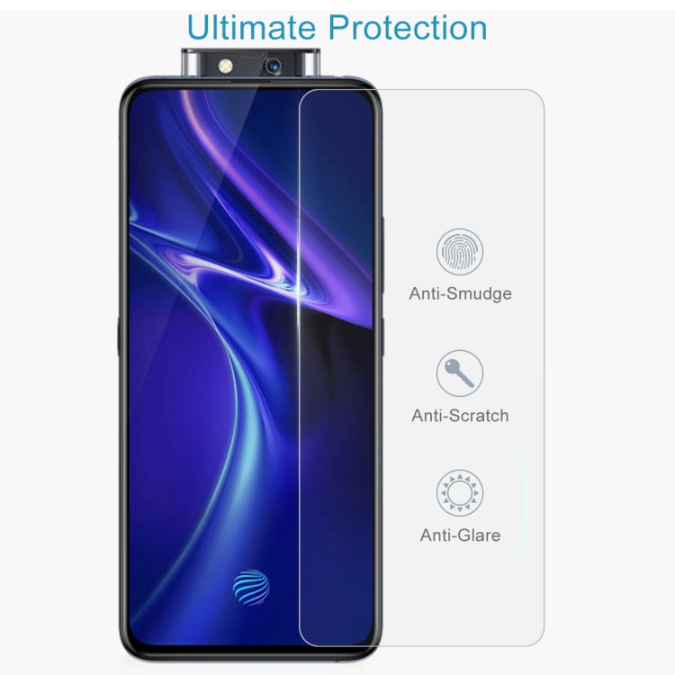 For Vivo X27 Pro 10 PCS Half-screen Transparent Tempered Glass Film