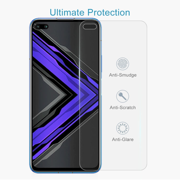 For Huawei Honor Play 4 Pro 10 PCS Half-screen Transparent Tempered Glass Film