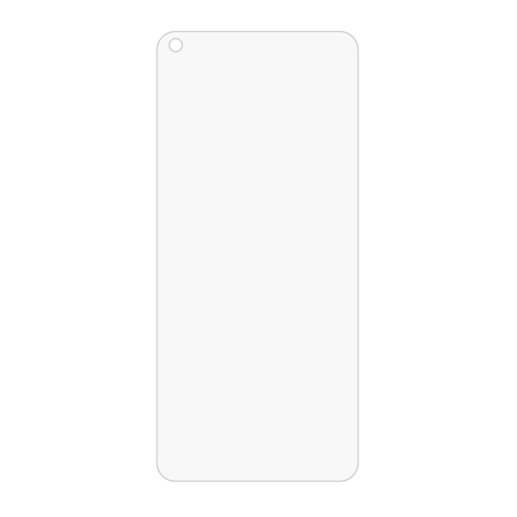 For OnePlus 8 10 PCS Half-screen Transparent Tempered Glass Film