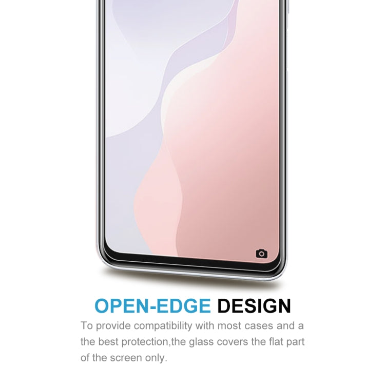 For Huawei nova 7 SE / 7 SE 5G Youth 50 PCS Half-screen Transparent Tempered Glass Film