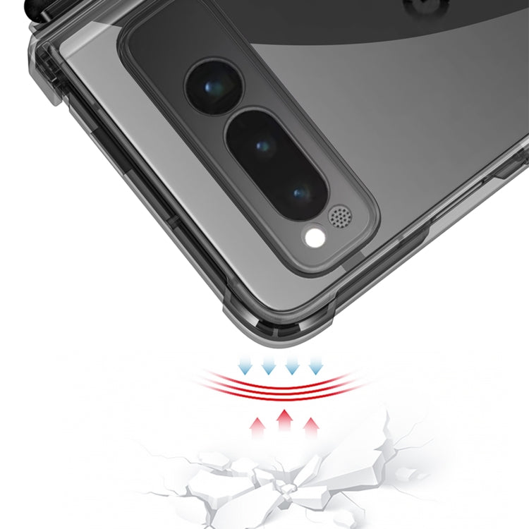 For Google Pixel Fold GKK Airbag Hinge Shockproof Phone Case with Pen