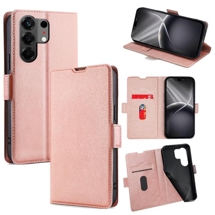 For Tecno Camon 50 4G Ultra-thin Voltage Side Buckle Horizontal Flip Leather Phone Case