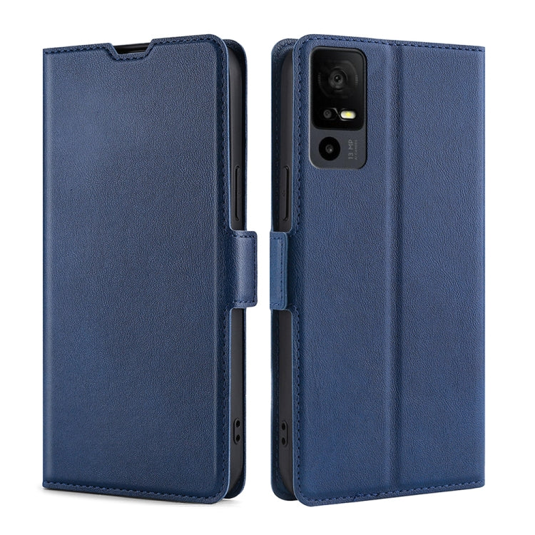For TCL 40 XE 5G / 40X 5G T601D Ultra-thin Voltage Side Buckle Horizontal Flip Leather Phone Case
