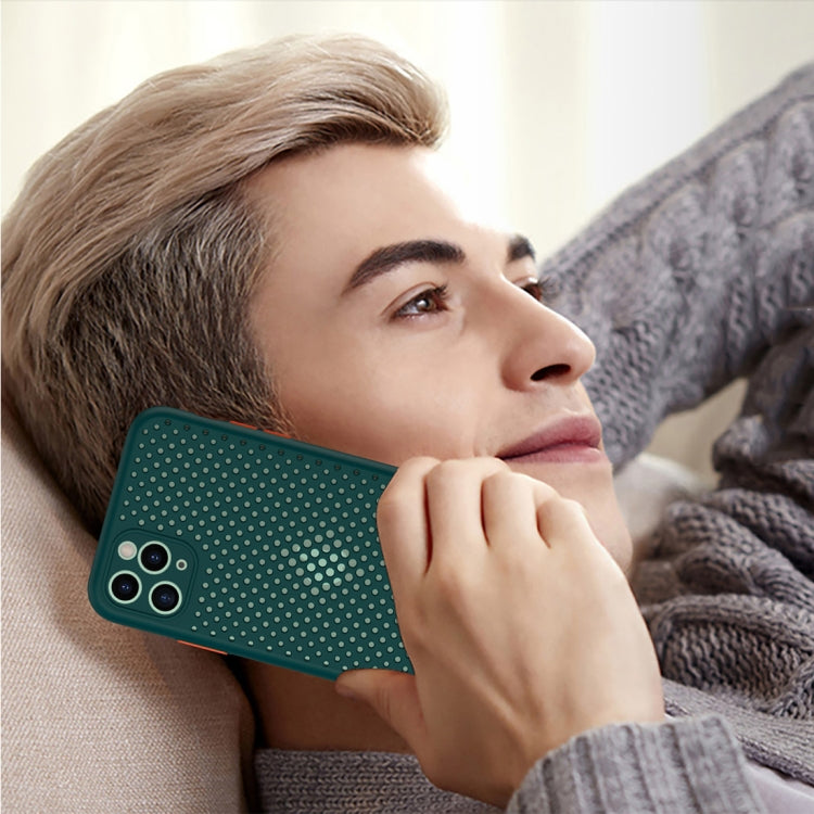 For iPhone 11 Pro All-inclusive Shockproof Breathable TPU Protective Case