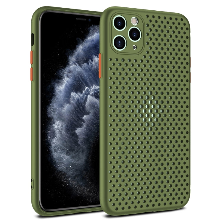 For iPhone 11 Pro All-inclusive Shockproof Breathable TPU Protective Case