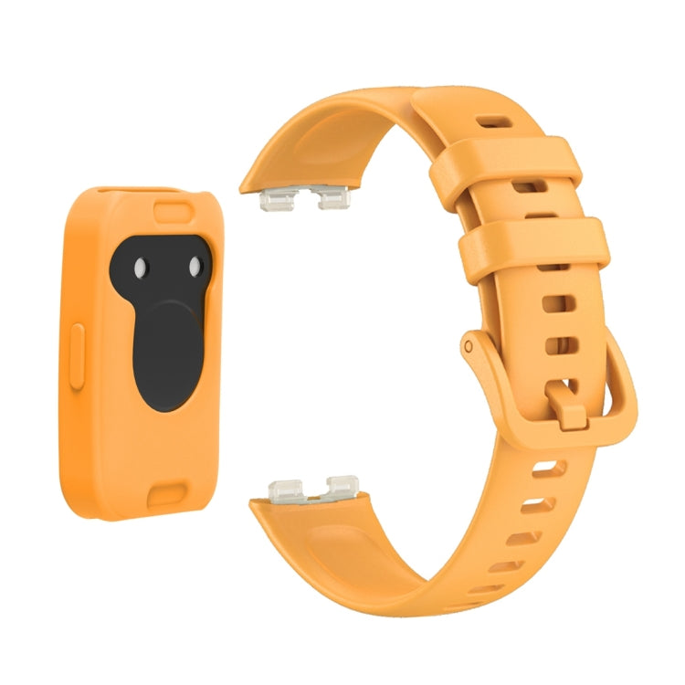 For Huawei Band 8 Silicone Protective Case + Silicone Watch Band Kit