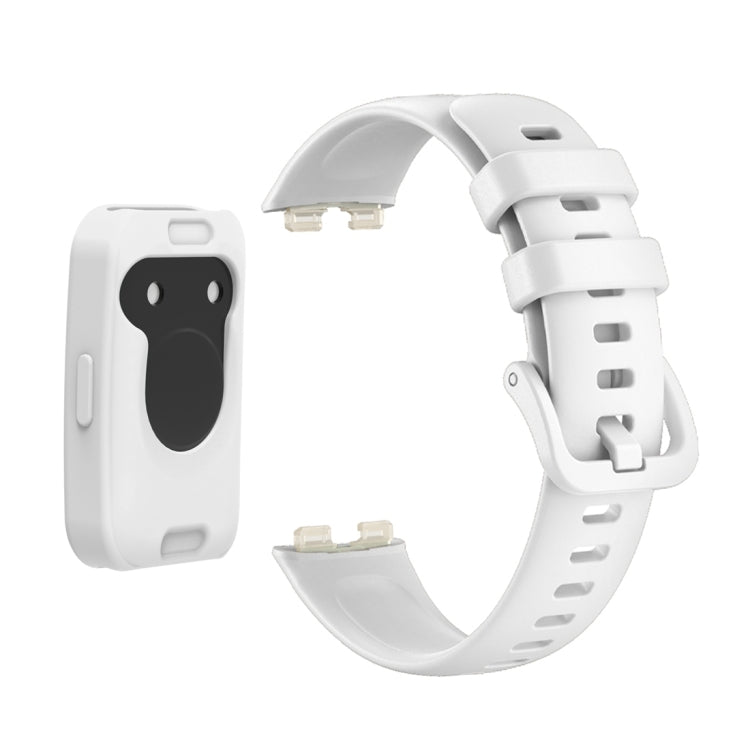 For Huawei Band 8 Silicone Protective Case + Silicone Watch Band Kit