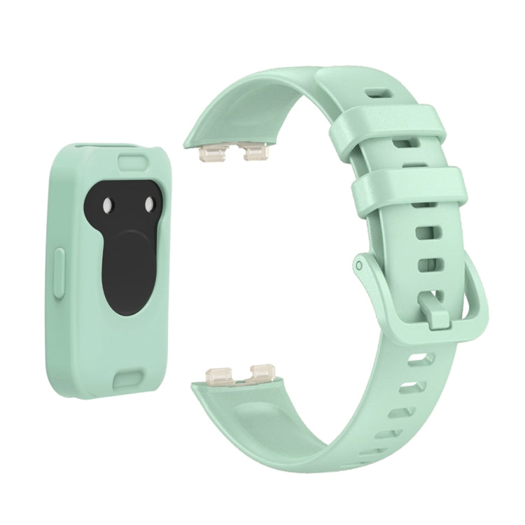 For Huawei Band 8 Silicone Protective Case + Silicone Watch Band Kit