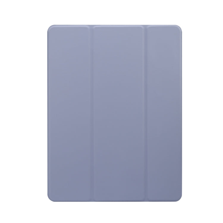 For iPad 9.7(2018)/(2017)/Air 2/Air 3-folding Electric Pressed Skin Texture Horizontal Flip Shockproof Transparent TPU + PU Leather Case with Holder & Pen Slot & Sleep / Wake-up Function