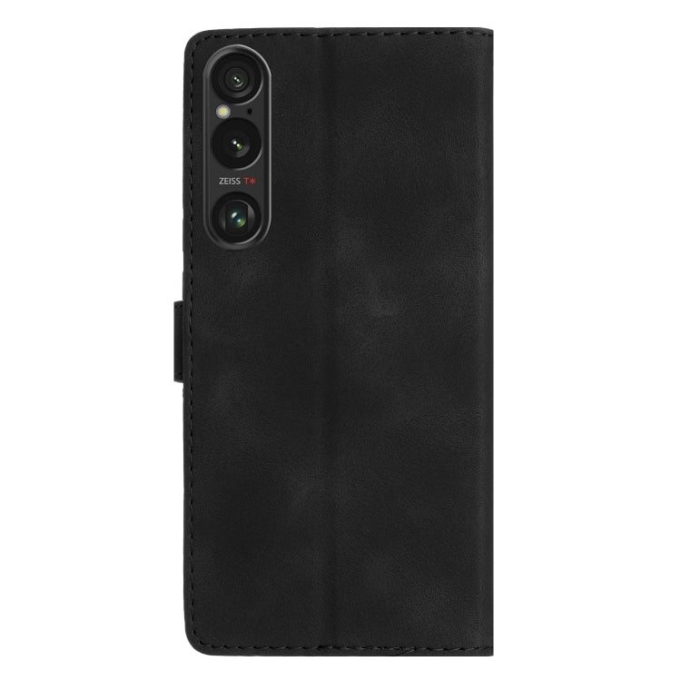 For Sony Xperia 1 VI Flower Butterfly Embossing Pattern Leather Phone Case