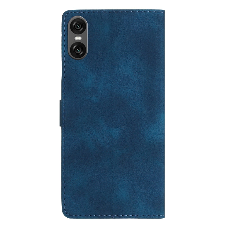 For Sony Xperia 10 VI Flower Butterfly Embossing Pattern Leather Phone Case