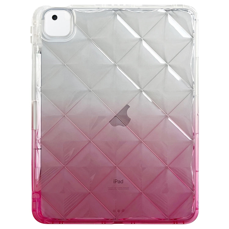 For iPad 10.2 2021 / 2020 / 10.5 Gradient Diamond Plaid TPU Tablet Case