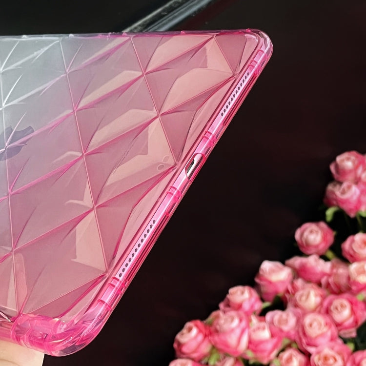 For iPad 10.2 2021 / 2020 / 10.5 Gradient Diamond Plaid TPU Tablet Case