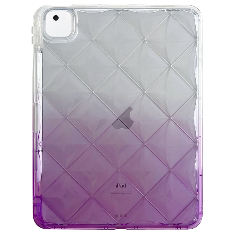 For iPad 10.2 2021 / 2020 / 10.5 Gradient Diamond Plaid TPU Tablet Case