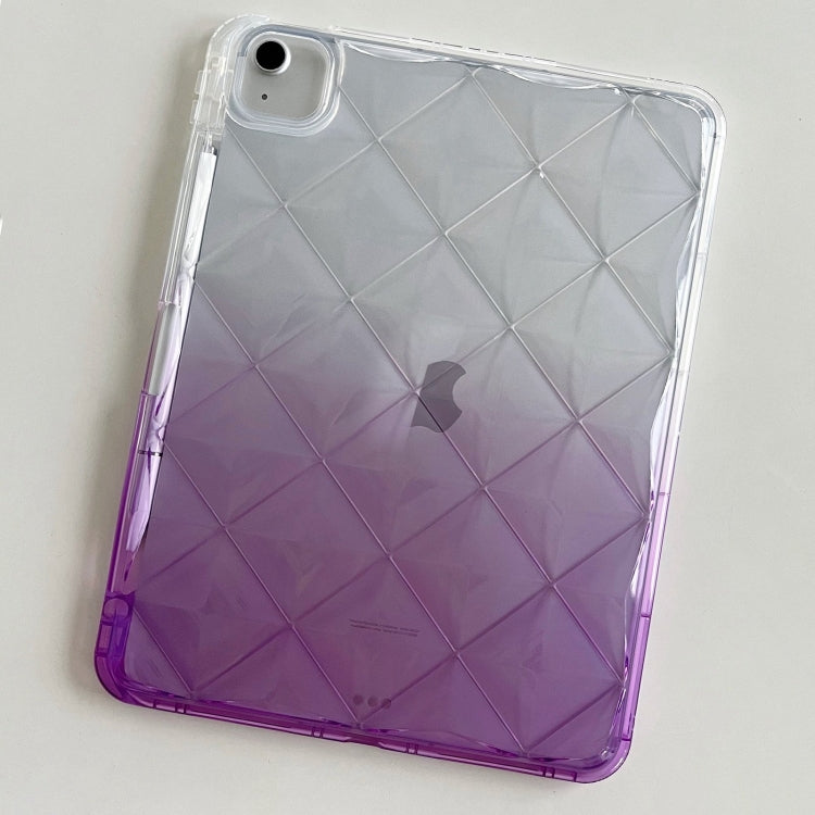 For iPad 10.2 2021 / 2020 / 10.5 Gradient Diamond Plaid TPU Tablet Case