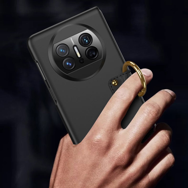 For Huawei Mate X3 GKK Ultra-thin PC Full Coverage Phone Case with Ring Holder