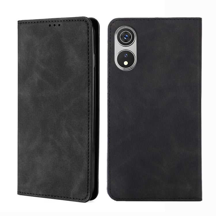 For CUBOT P60 Skin Feel Magnetic Leather Phone Case