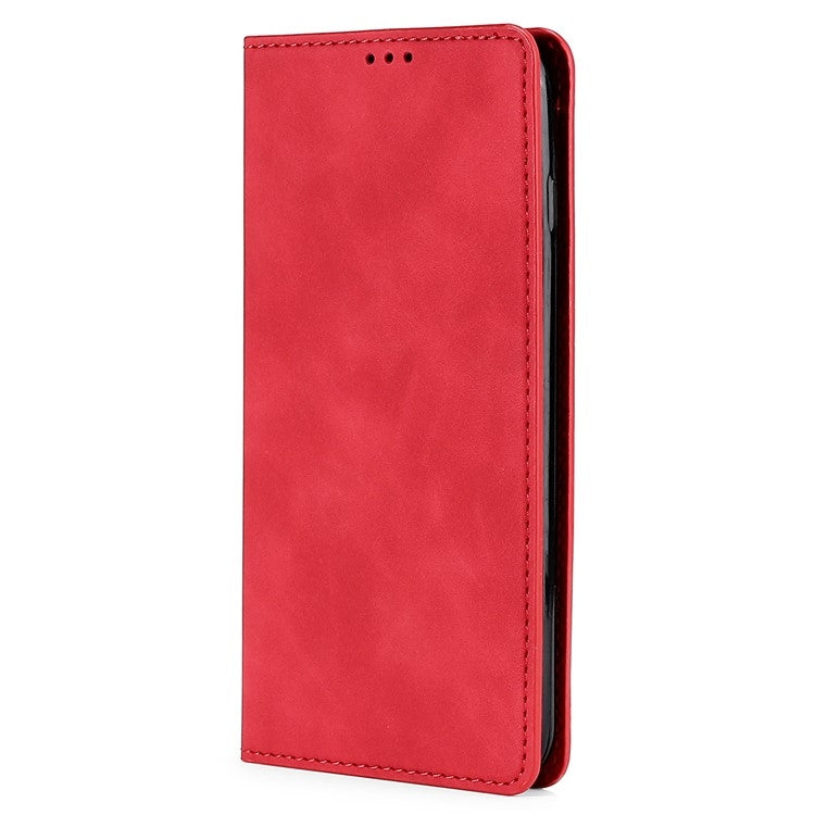 For Sharp Aquos Wish4 Skin Feel Magnetic Leather Phone Case