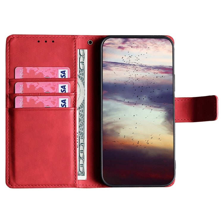 For Sharp Aquos Wish4 Skin Feel Magnetic Leather Phone Case