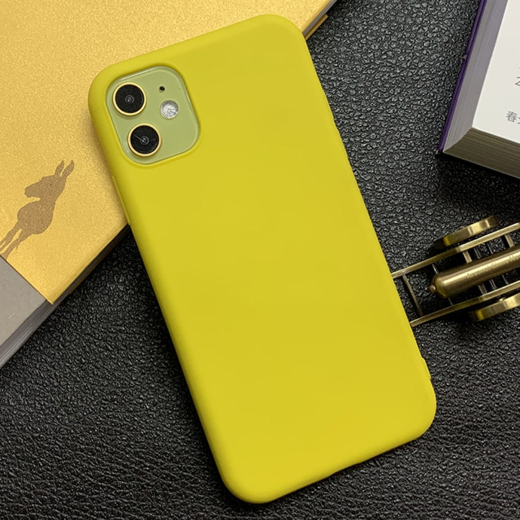 For iPhone 11 Shockproof Frosted TPU Protective Case