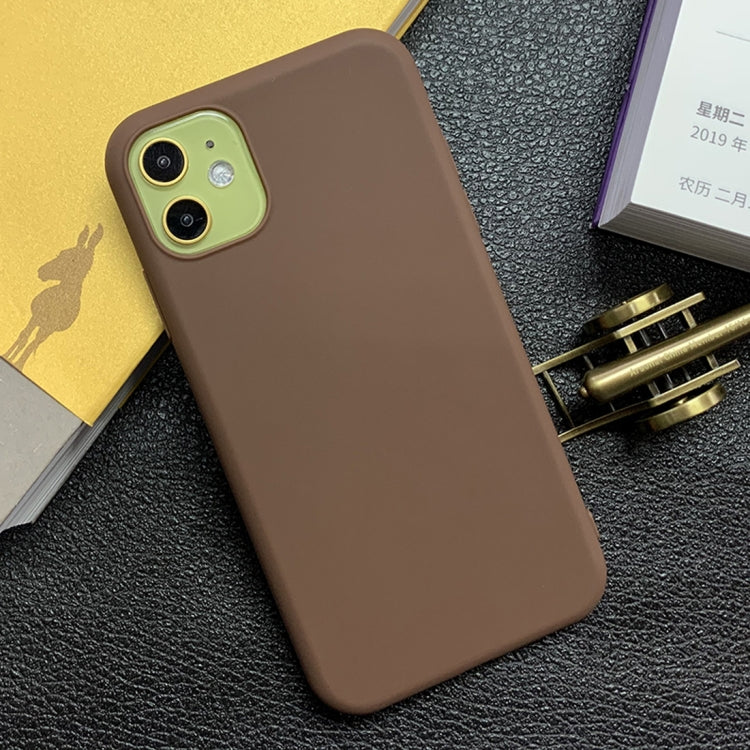 For iPhone 11 Shockproof Frosted TPU Protective Case