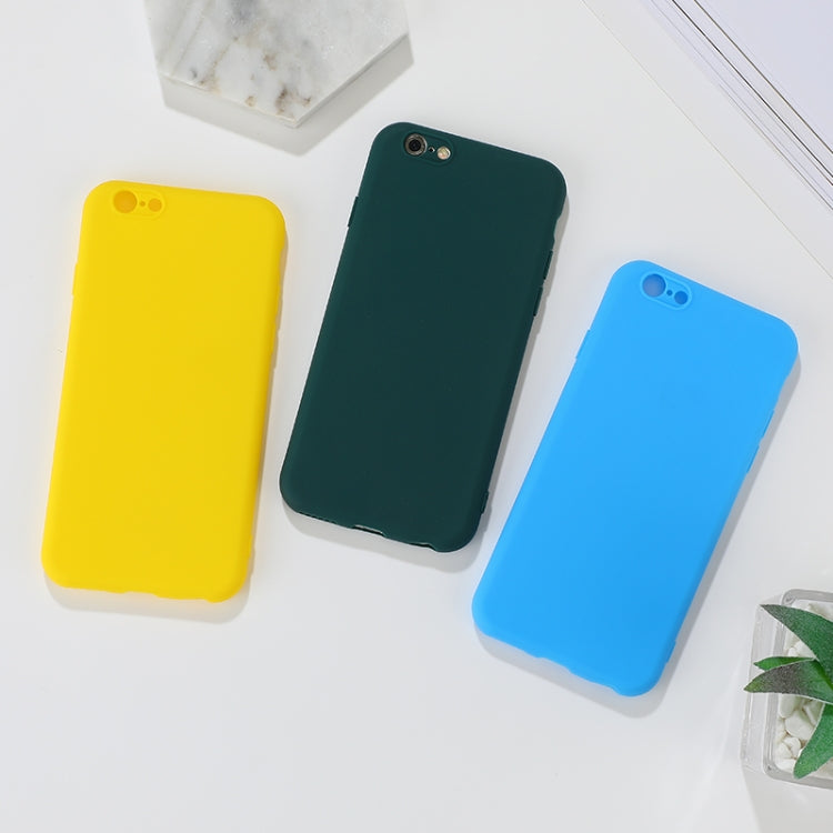 For iPhone 6 Shockproof Frosted TPU Protective Case