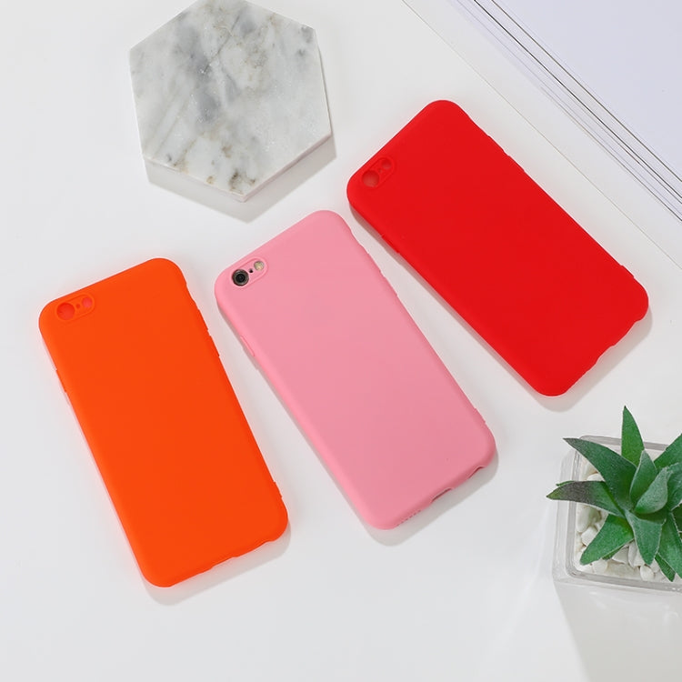 For iPhone 6 Plus Shockproof Frosted TPU Protective Case
