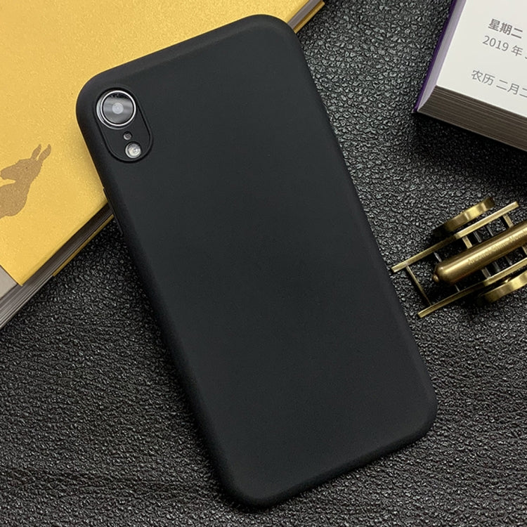 For iPhone XR Shockproof Frosted TPU Protective Case