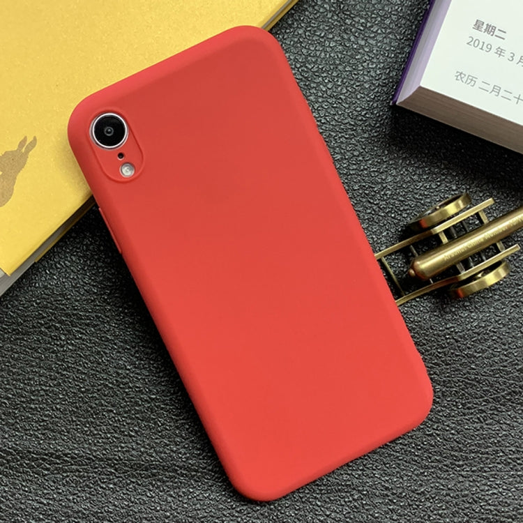 For iPhone XR Shockproof Frosted TPU Protective Case