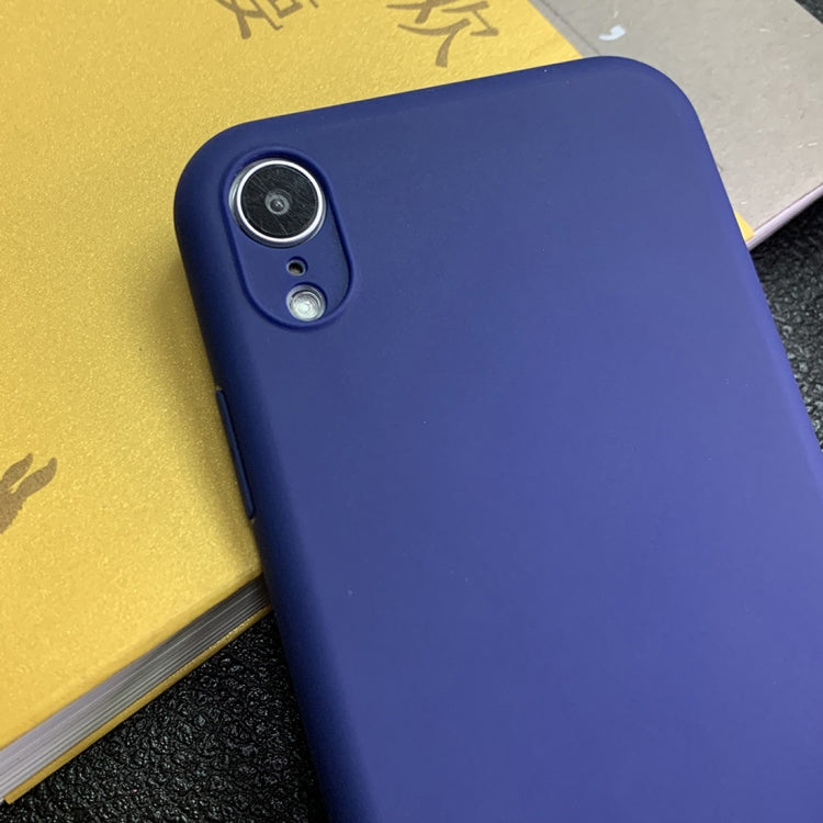 For iPhone XR Shockproof Frosted TPU Protective Case