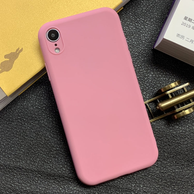 For iPhone XR Shockproof Frosted TPU Protective Case