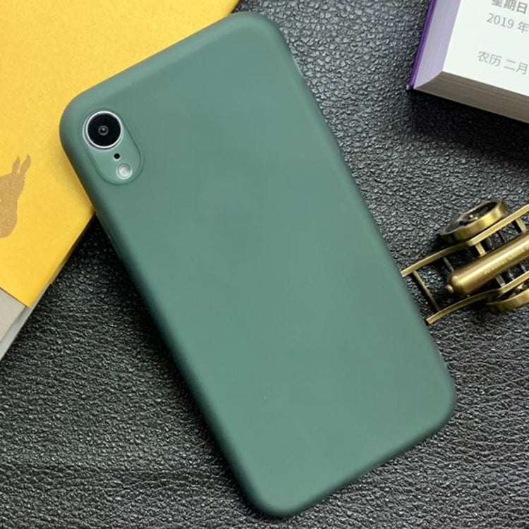 For iPhone XR Shockproof Frosted TPU Protective Case