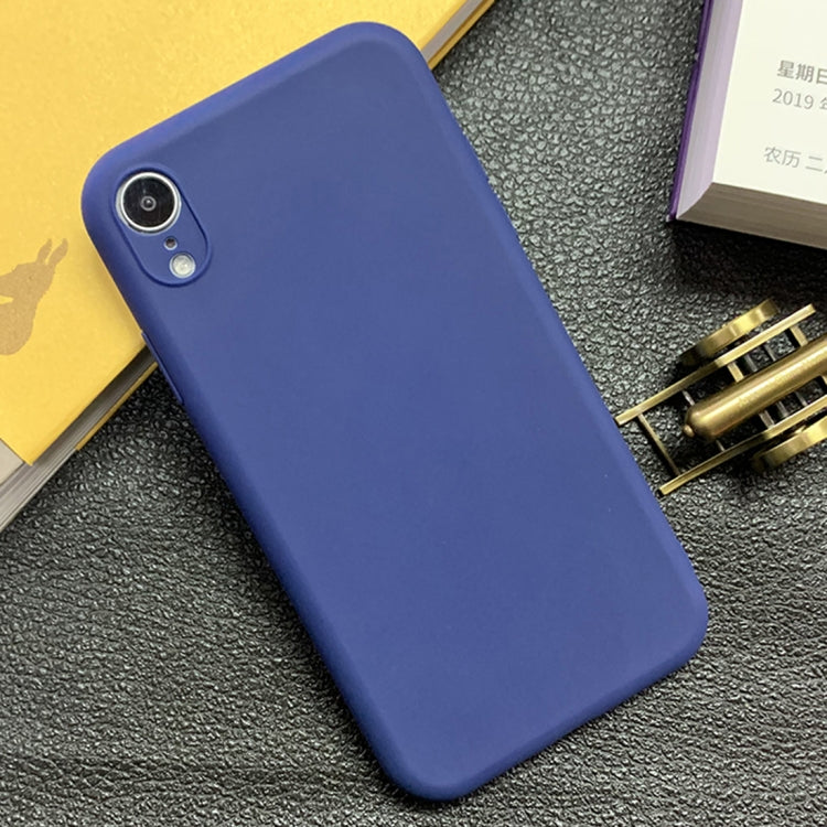 For iPhone XR Shockproof Frosted TPU Protective Case