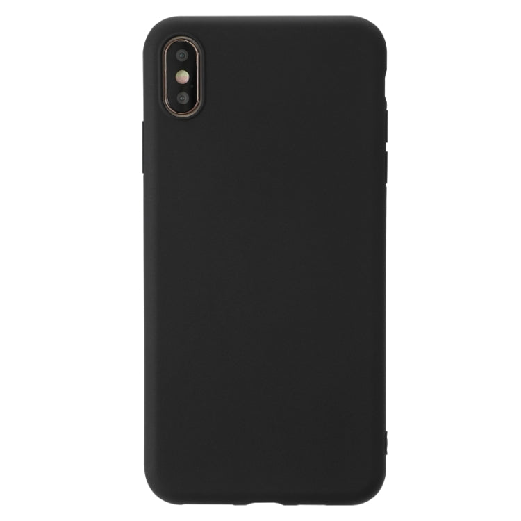 For iPhone XS Shockproof Frosted TPU Protective Case