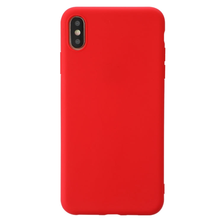 For iPhone XS Max Shockproof Frosted TPU Protective Case